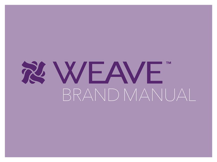WEAVE brand manual